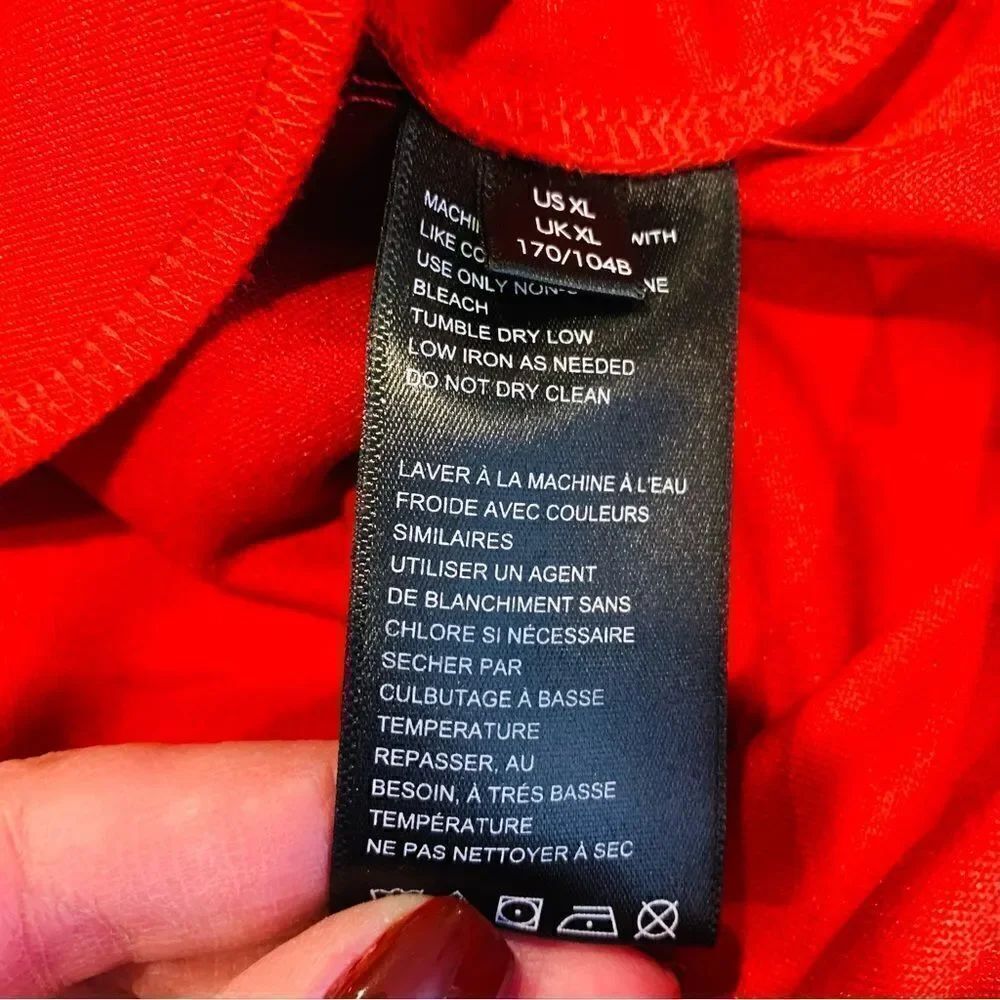 Bdg Elle Zip-front Jacket In Red Size Extra Large - Picture 12 of 12